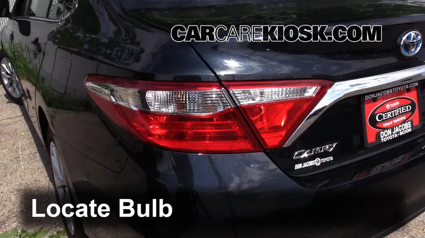 2016 Toyota Camry Hybrid LE 2.5L 4 Cyl. Lights Turn Signal - Rear (replace bulb)